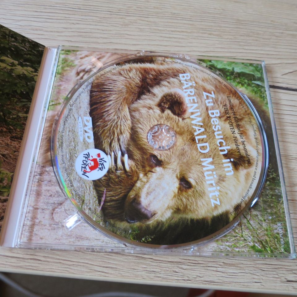 DVD "Zu Besuch im Bärenwald Müritz", von 4 Pfoten, limit. Edition in Leipzig
