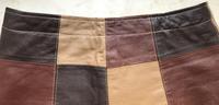 Lederrock / Echtleder / Patchwork / ONLY / Braun/Beige / A-Linie München - Sendling Vorschau