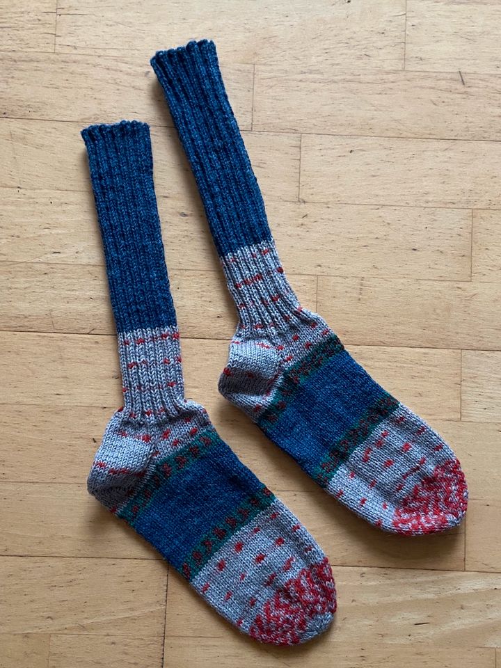 Socken selbstgestrickt in Hopsten