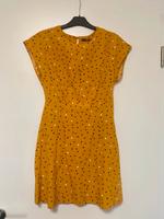 Kleid Mango XS S gelb Punkte schwarz weiß Saarland - Lebach Vorschau