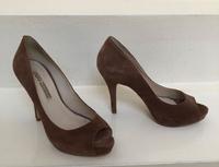 Peeptoes Pumps in cognac, BUFFALO Gr 38, 1 x getragen Nordrhein-Westfalen - Meerbusch Vorschau
