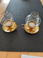 Deko 2 Stück Teelichthalter echt vergoldet Bayern - Ochsenfurt Vorschau