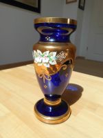 Vase aus Glas mit der Farbe Kobalt tiefblau  aus Böhmen Nordrhein-Westfalen - Altenbeken Vorschau