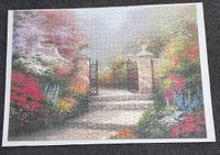 1000 Puzzle - Thomas Kinkade - Das Gartentor Baden-Württemberg - Mutlangen Vorschau