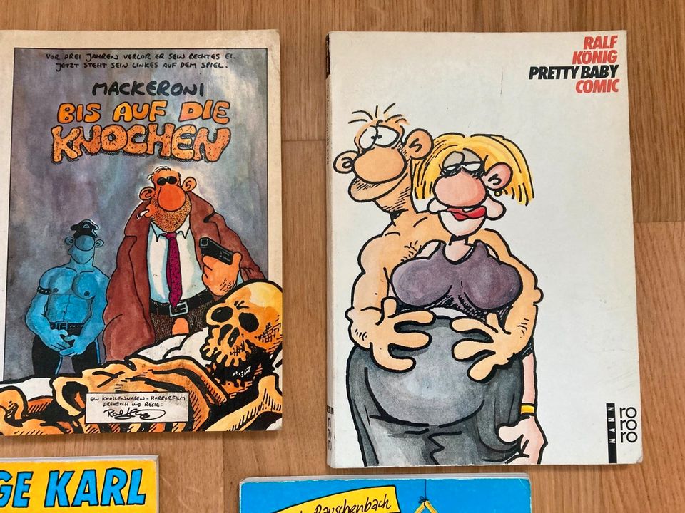 9x Deutsche Comics Moers,König Eichhorn Verlag,Wie die Karnickel in Berlin