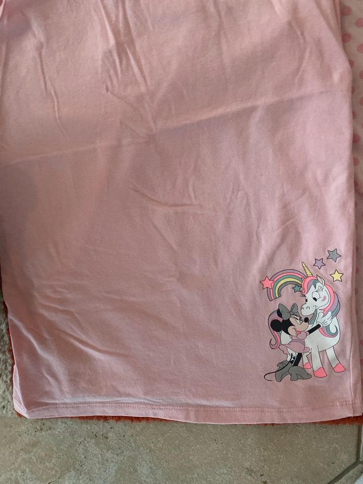 Mädchen Unterhemden 2 st. rosa , Minnie mous u ohne etikett gr140 in Kastl