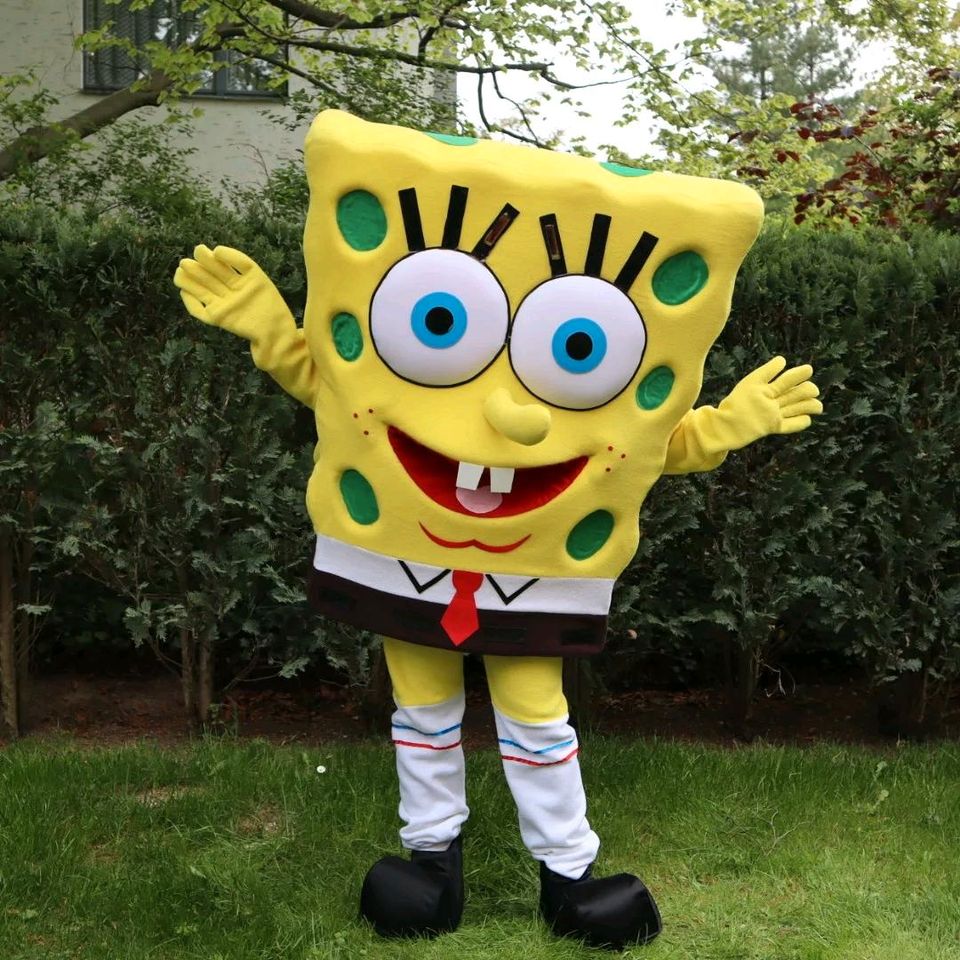 Spongebob Maskottchen Kostüm Geburtstag Kita Fasching Schwamm in Berlin