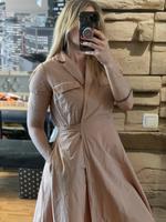 Knielanges Hemdkleid  Business mit Taschen Gr.38 Bayern - Kaufbeuren Vorschau