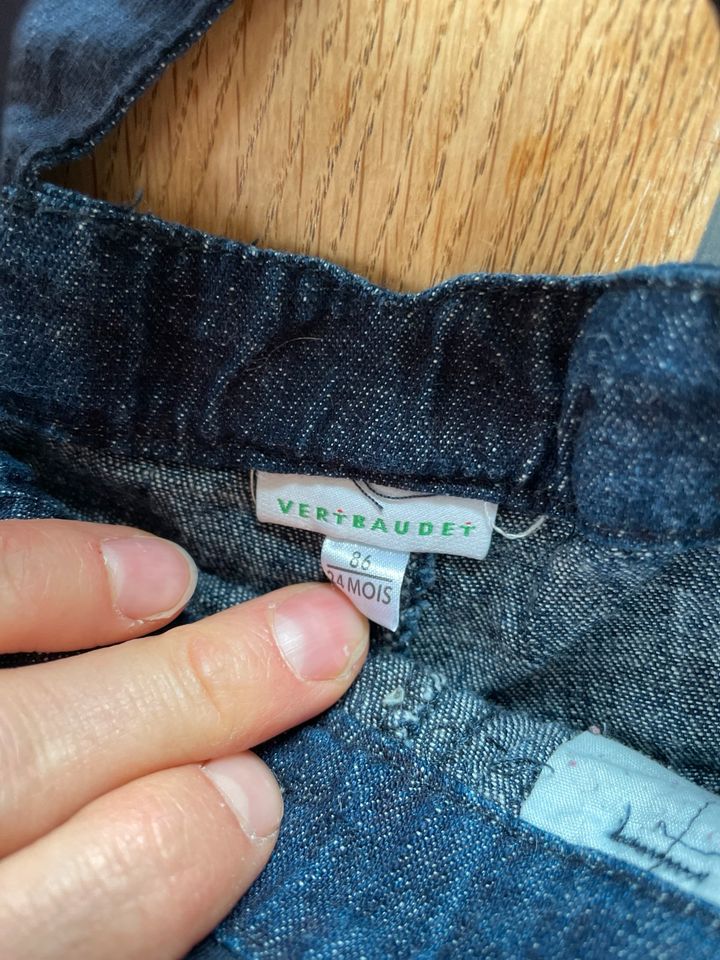 Latzhose verbaudet 86 Jeans Mädchen in Radebeul