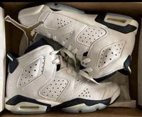 Leder Sneaker Jordan 6 Retro high Gr 38 Neu Midnight Navy Hessen - Offenbach Vorschau
