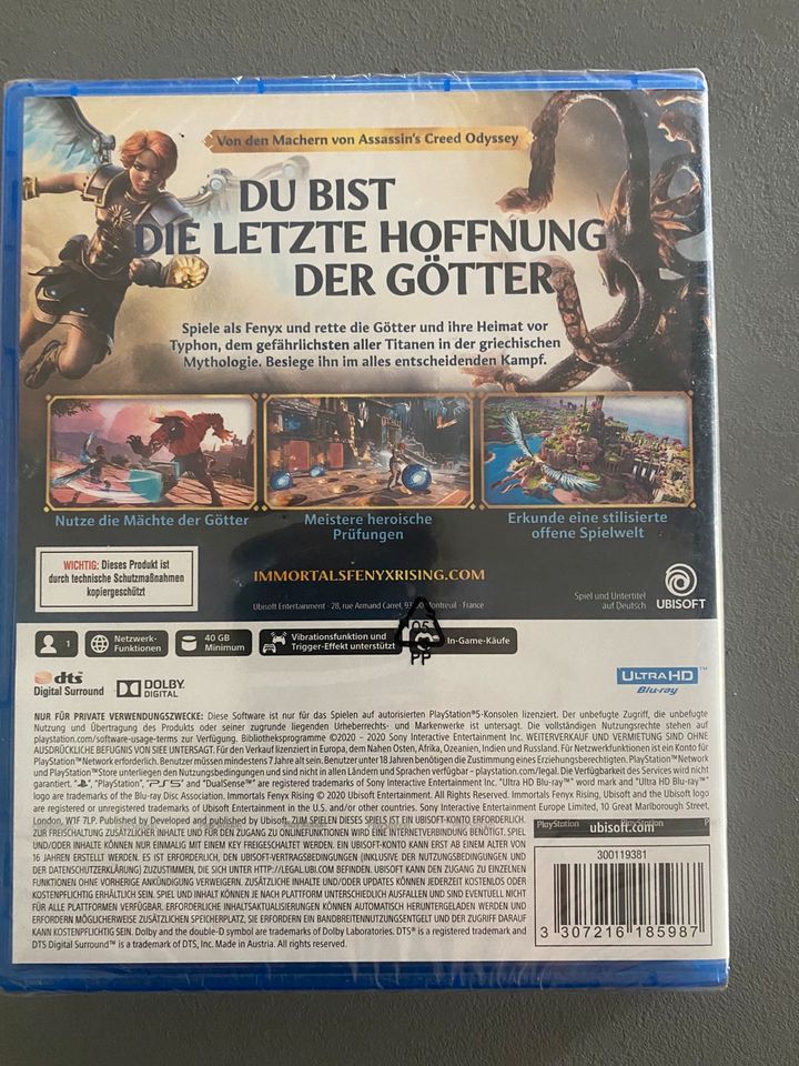 IMMORTALS FENYX RISING Spiel PS5 originalverpackt in Essen-Haarzopf