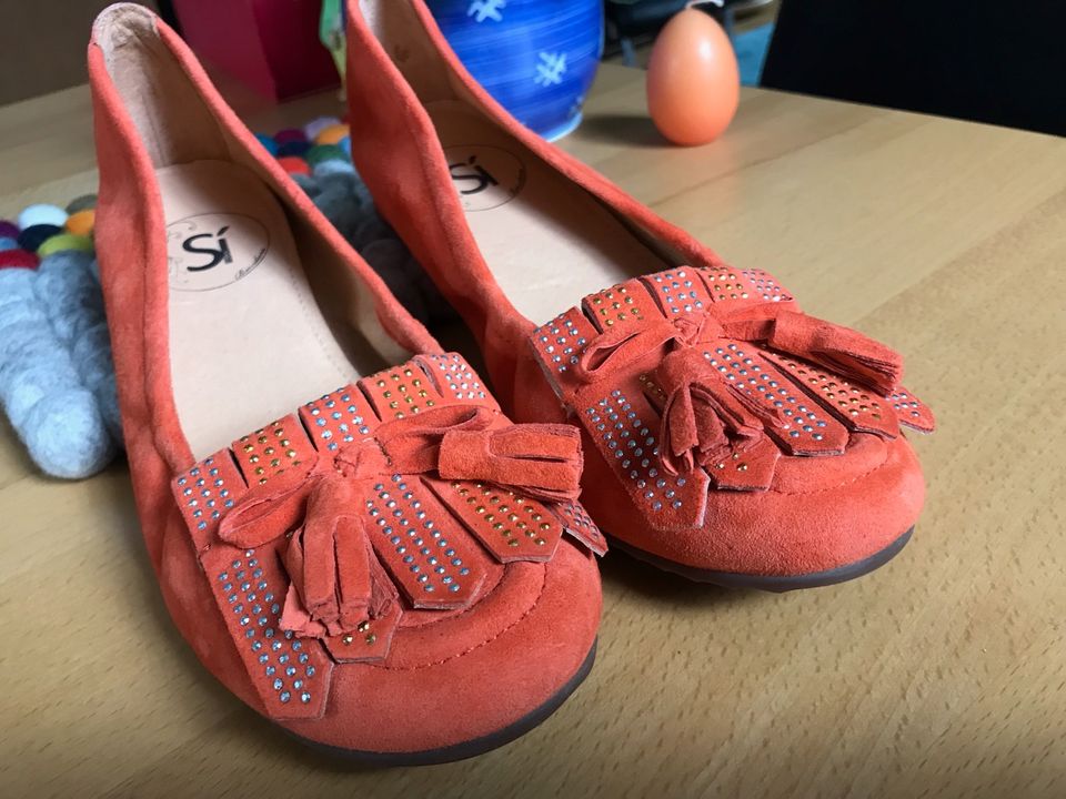 Ballerinas von Si Barcelona Gr.38 NEU! Orange in Mülheim (Ruhr)