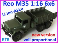 Reo M35 1:16 Grün RTR 6x6 2.4GHz RC Militär LKW Truck OVP NEU Brandenburg - Cottbus Vorschau