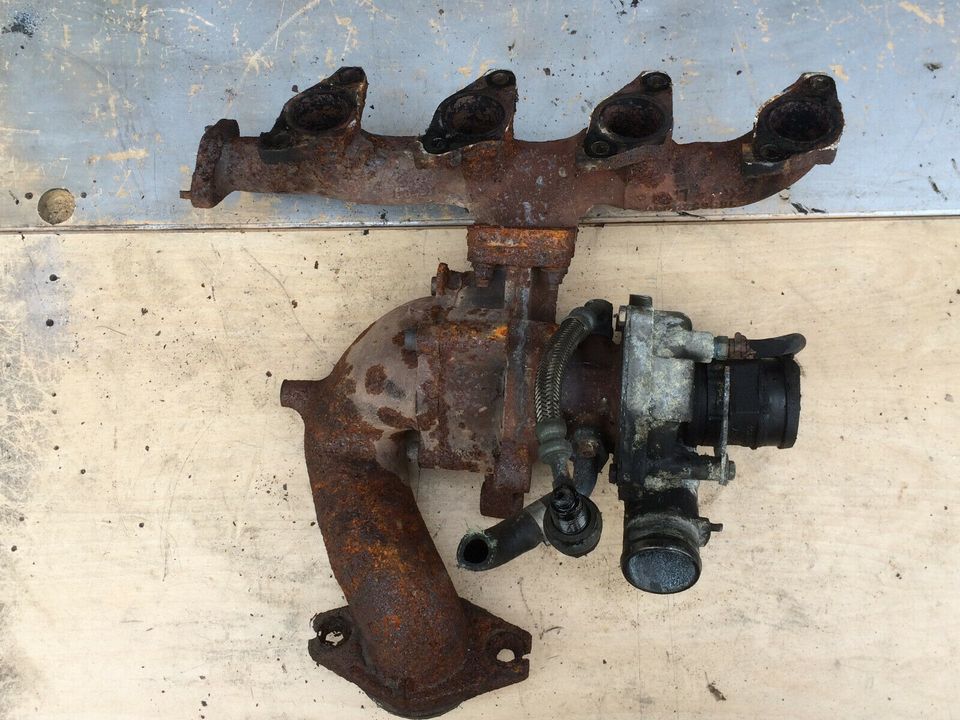 Turbolader Abgaskrümmer Fiat Ducato 2,0HDI 230 EZ.02 in Stolpen