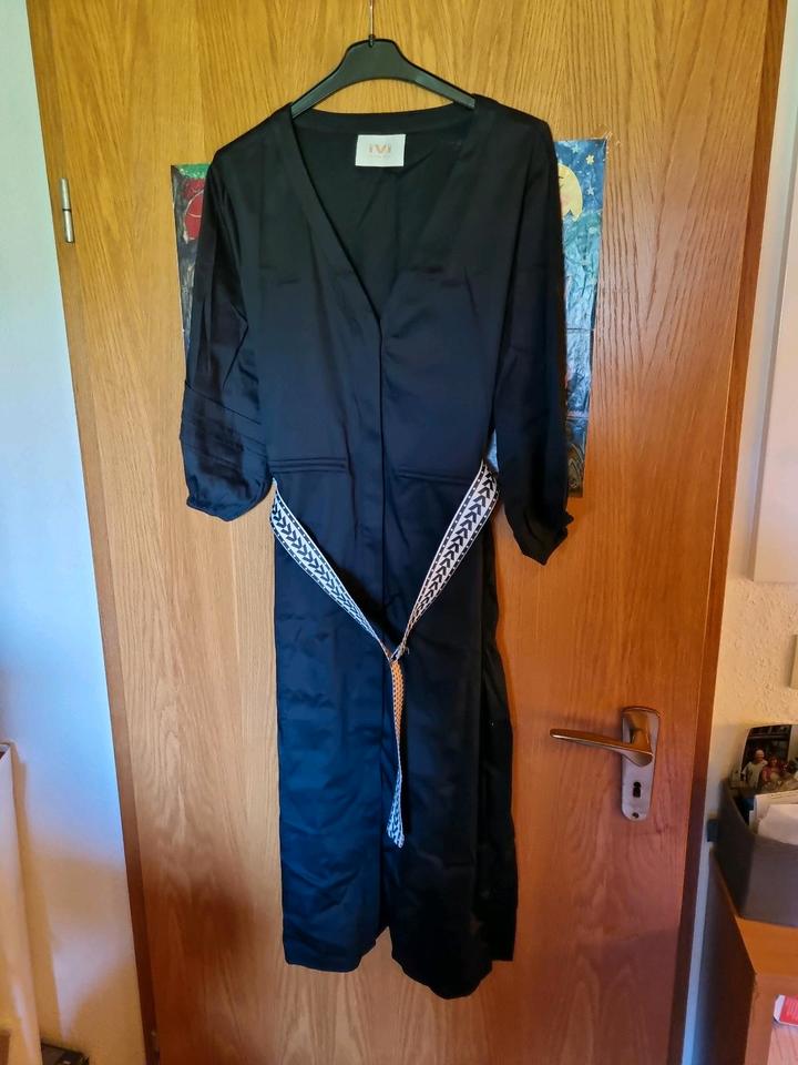 IVI Collectio Kleid schwarz mit Gürtel Grösee 42 in Schöppingen