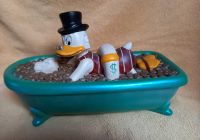 Dagobert Duck, Walt Disney,  in der Badewanne, l: 33 cm Baden-Württemberg - Walzbachtal Vorschau