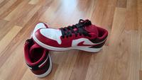 Nike Air Jordan 1 Low White Gym Red/Black 45.5/US11.5 Niedersachsen - Bad Nenndorf Vorschau