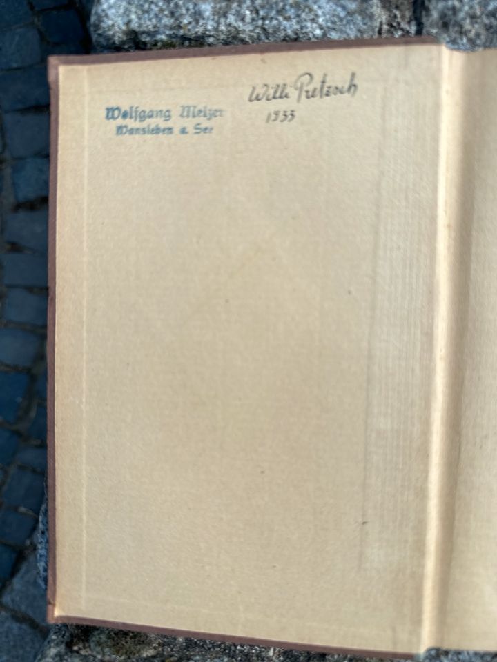 Buch P. Mantegazza PHYSIOLOGIE DER LIEBE 1924 in Stadtoldendorf