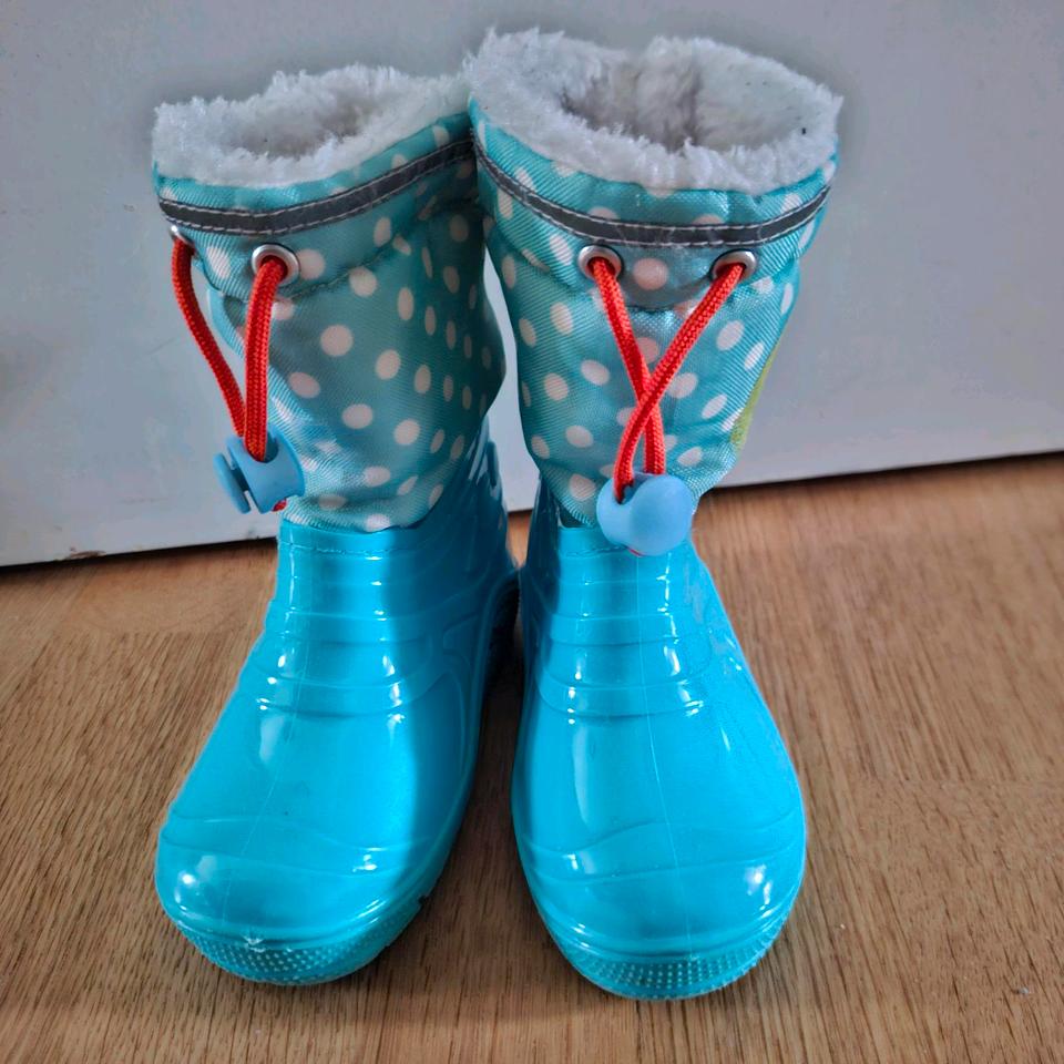 NICI Gummistiefel Regenstiefel blau türkis Eule Größe 23 in München