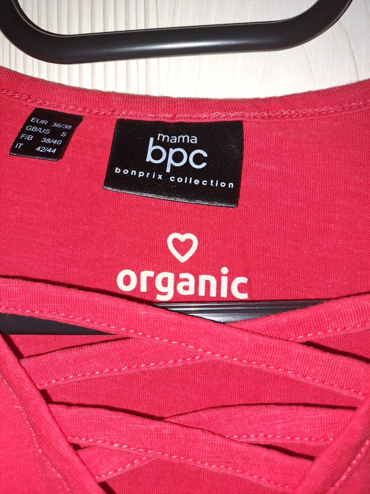 rotes Umstands T-Shirt, bpc-collection M in Sehlem