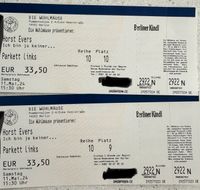 Horst Evers 2 Karten Berlin 11.5. Berlin - Karlshorst Vorschau