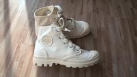 PALLADIUM Schnürboots Damen - 38 (37) - weiß Muster Nordrhein-Westfalen - Neuss Vorschau
