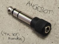 Adapterstecker Klinke: biete 3,5 auf 6,3mm, suche 6,3 auf 3,5mm Düsseldorf - Eller Vorschau