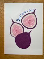 Poster „Don‘t give a fig“ von Desenio 30x40 cm Niedersachsen - Lingen (Ems) Vorschau