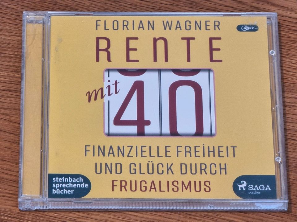 Rente mit 40 - Florian Wagner Hörbuch MP3 CD in Niestetal