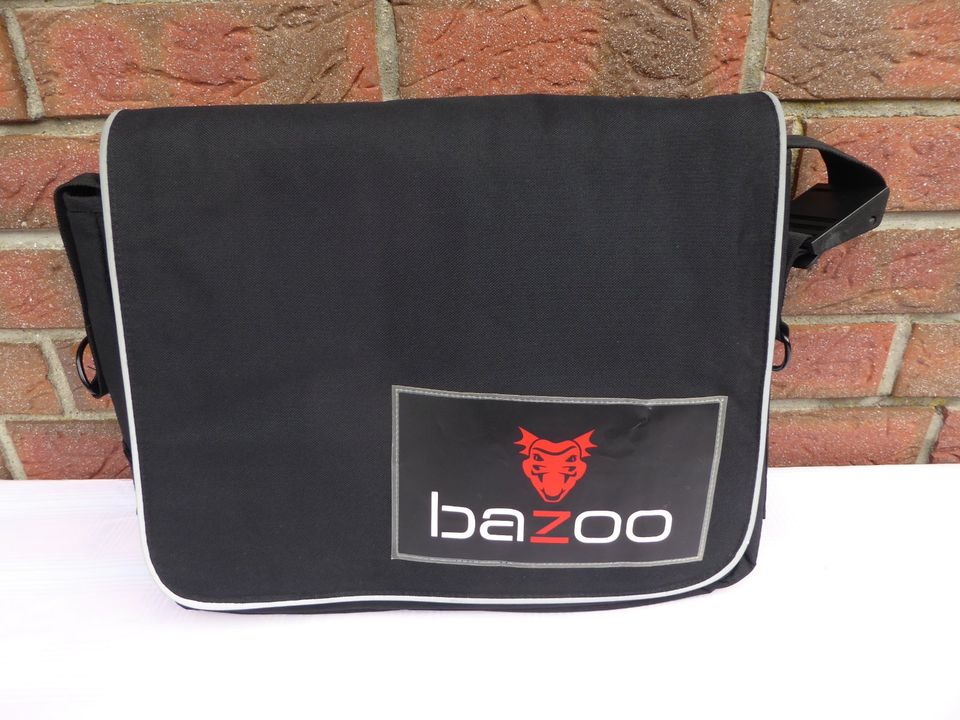 BAZOO Tasche für Notebook / Laptop schwarz gut gepolstert in Flintbek