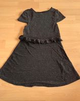 Festliches Kleid schwarz Glitzer Gr. 104 Hessen - Niederdorfelden Vorschau