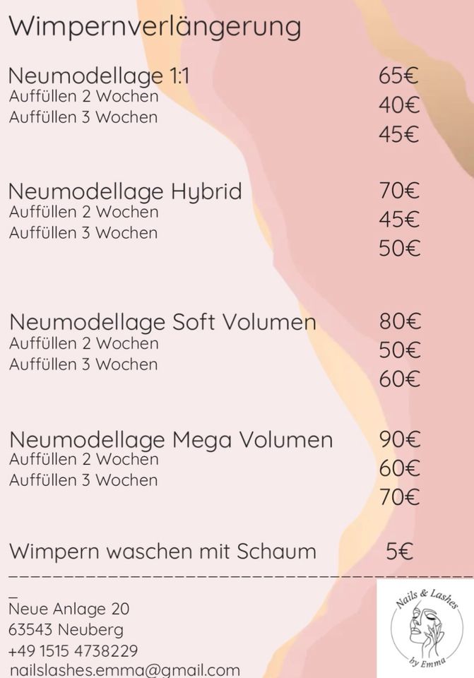 Wimpern / Lashes in Neuberg