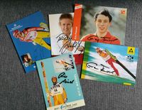 Autogramm Skispringen: J.Weisflog, R.Freitag, E.Frenzel, R.Meinel Sachsen - Schneeberg Vorschau