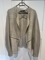 Marc Aurel Jacke / Blazer beige mit Silber / Größe 46 Niedersachsen - Nordhorn Vorschau