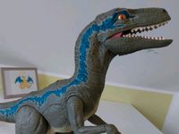 106cm lang Super Colossal Riesen Blue Velociraptor Jurassic world Niedersachsen - Ostercappeln Vorschau