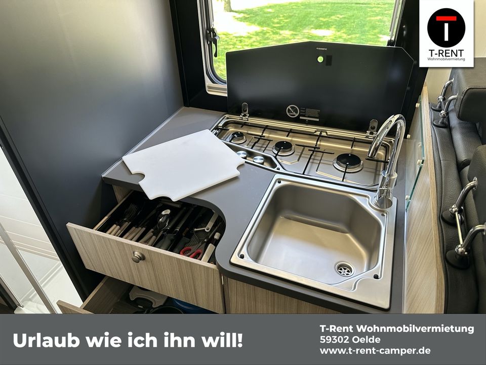 SunLiving Familien Wohnmobil mieten 6.7.-14.7.24 4 Personen in Oelde