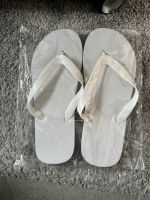 Weiße Flipflops Unisex Gr. 38-41 Bayern - Aichach Vorschau