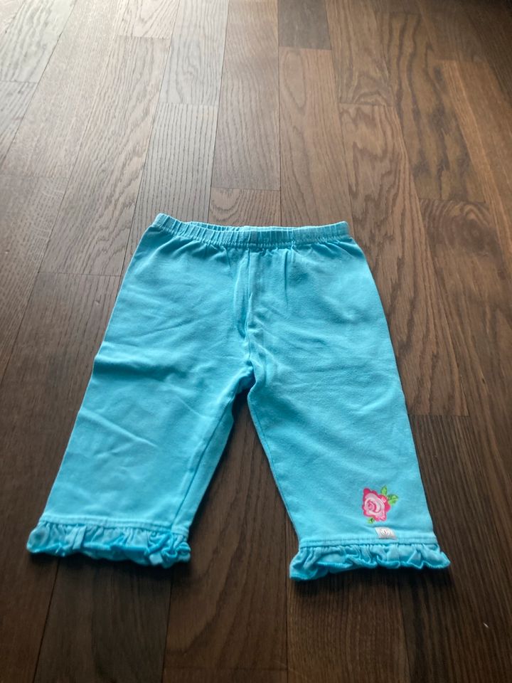 Capri Leggins türkis 86 Mädchen in Bad Herrenalb