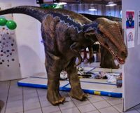 Jurassic Park, Jurassic World, Dino Kostüm, Walking Act,Promotion Dortmund - Persebeck Vorschau