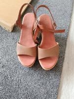 Keilsandalen beige/braun Niedersachsen - Einbeck Vorschau