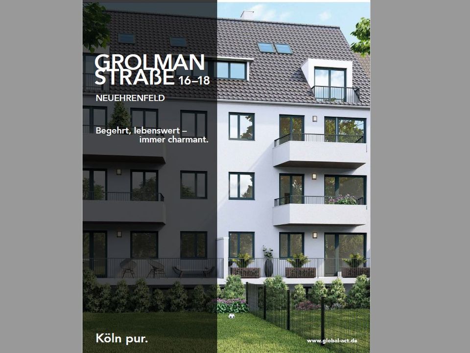 1-Zimmer Wohnung in Neuehrenfeld - Erstbezug nach umfassender Renovierung - WE 3 in Köln