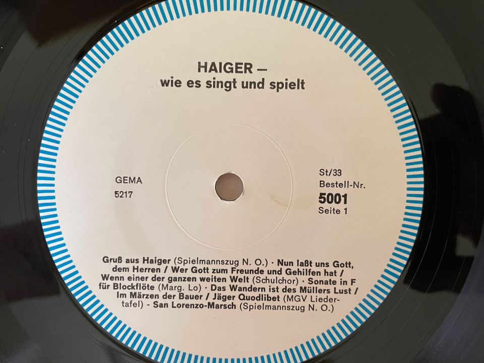 Haigerer Schallplatten in Haiger