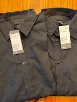 2 neue schwarze Slim Fit Hemden von H&M in Größe M Nordrhein-Westfalen - Viersen Vorschau