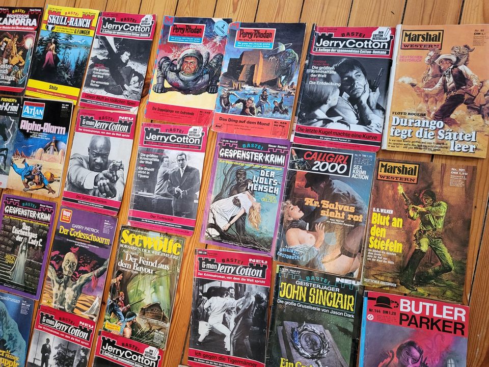 48 Zeitschriften, alt, Zeitungen, Comics, Buch, Sammler in Erkelenz