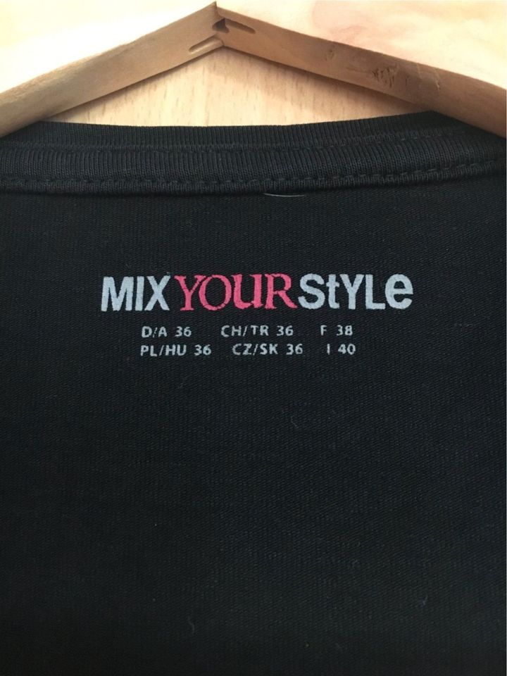 Mix Your Style, 3/4-Arm Pullover, Damen, schwarz, Gr. 36 in Herbolzheim