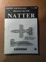 2x Kartonmodellbaubogen Me 163 Komet & Ba 349 Natter 1:33 Chemnitz - Sonnenberg Vorschau