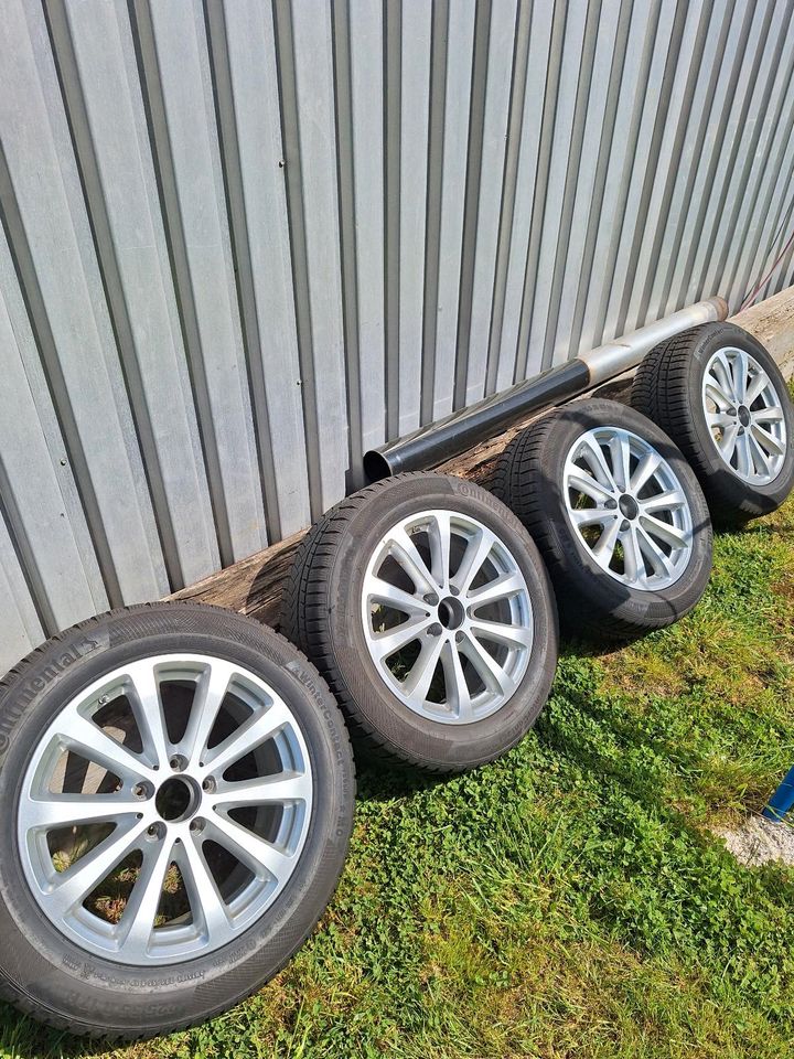 Winterräder Mercedes Benz E-klasse W213 225/55 R17 Continental in Klostermansfeld