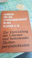DDR Lehrbuch Literaturunterricht Klasse 8-10 Schulbuch Brandenburg - Wittenberge Vorschau