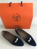 HERMÈS Paris Mokassins, dunkelblau, Gr. 37,5 Baden-Württemberg - Baden-Baden Vorschau