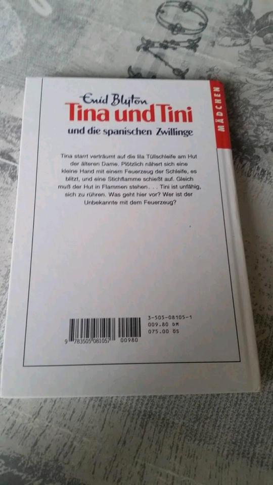 Tina und Tini und die spannischen Zwillinge Enid Blyton Buch in Emsbüren